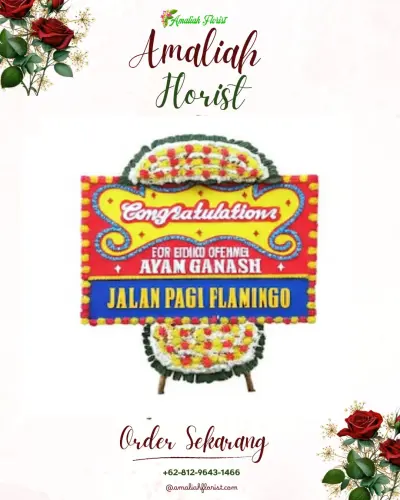 Bunga Papan Congratulation di Songan A